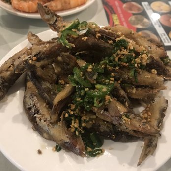 Star Kitchen - Fried fish with roe inside, excellent flavor and crispy on the outside texture - Dim Sum Near Me - Denver, Colorado Star Kitchen - Fried fish with roe inside, excellent flavor and crispy on the outside texture - Dim Sum Near Me - Denver, Colorado