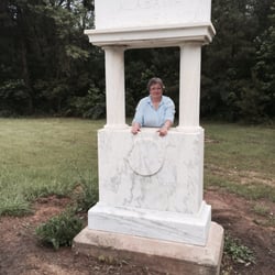 Couture Cakes - Me at the alabama Mississippi state line. My mom had her pic taken here back in the 1940s