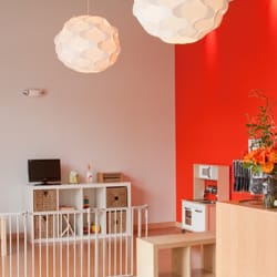 barre3 - Bend - Childcare and front desk area.