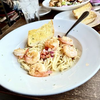Fishwife - Fettuccine Alfredo with prawns - Seafood Near Me - Pacific Grove, California