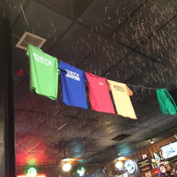 Huey's Downtown - Toothpicks on the ceiling. - Burgers Near Me - Memphis, Tennessee