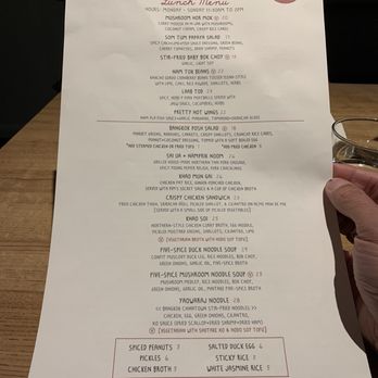 Kin Khao - Lunch Menu - February 2025 - Thai Near Me - San Francisco, California Kin Khao - Lunch Menu - February 2025 - Thai Near Me - San Francisco, California