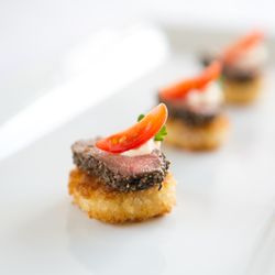 Design Perfect Catering - Roast Beef Tenderloin  Appetizer - themed catering - wedding caterers - professional catering -