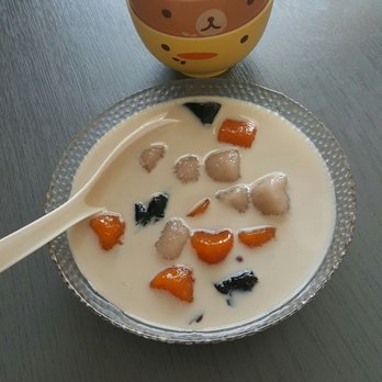 Mr. Champion - Mochi grass jelly dessert soup - Cantonese Near Me - Arcadia, California Mr. Champion - Mochi grass jelly dessert soup - Cantonese Near Me - Arcadia, California