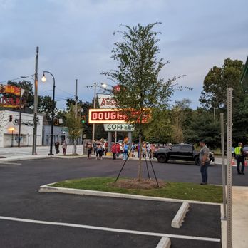 Krispy Kreme - a donut shop on a corner - Coffee & Tea Near Me - Atlanta, Georgia