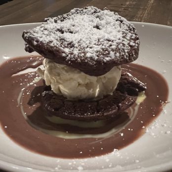 Gather in Jackson Hole - CHOCOLATE FLOURLESS CAKE $12 Vanilla Ice Cream, Vanilla Anglaise - New American Near Me - Jackson, Wyoming Gather in Jackson Hole - CHOCOLATE FLOURLESS CAKE $12 Vanilla Ice Cream, Vanilla Anglaise - New American Near Me - Jackson, Wyoming
