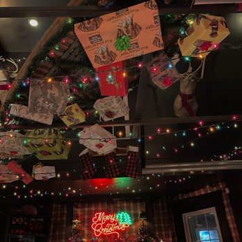 Batson River Brewing & Distilling - Kennebunk - interior holiday decor - Breweries Near Me - Kennebunk, Maine