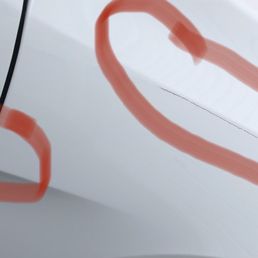 Scratches from car wash.