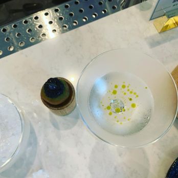 Podmore - Caviar and martini w basil oil pairing - Cocktail Bars Near Me - Honolulu, Hawaii Podmore - Caviar and martini w basil oil pairing - Cocktail Bars Near Me - Honolulu, Hawaii
