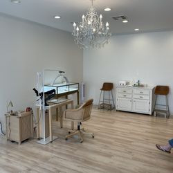 Wax Boutique LA - Nice minimalist lobby. The street-facing door is locked for safety. Your aesthetician should give you a keypad code.