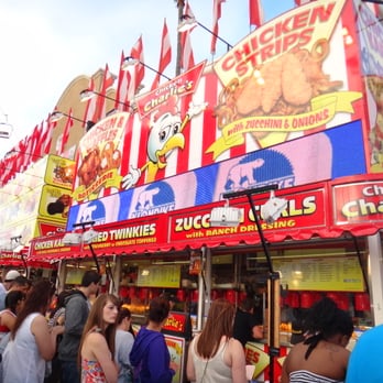 Chicken Charlie's - a crowd of people at a fair - Chicken Wings Near Me - Del Mar, California