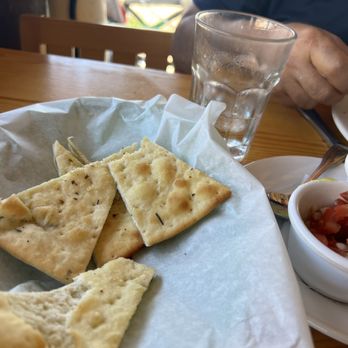 Captain Tony's - The chips are flat bread. HELLOOO THIS IS MEXICO - Seafood Near Me - Cabo San Lucas, BCS
