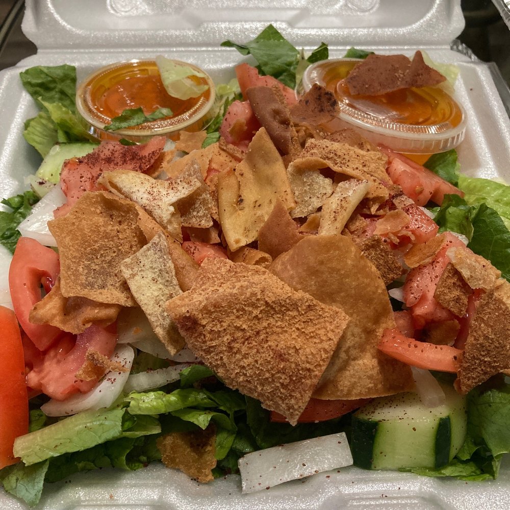 Warren Kabob - Salad with amazing dressing - Mediterranean Near Me - Warren, Michigan