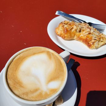 Cafe Kevah - Latte and a bear claw for two - New American Near Me - Big Sur, California