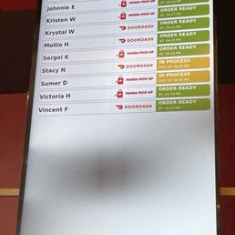 Pick up roster