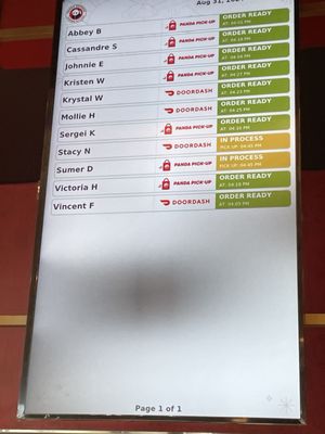 Menu photo 1 Panda Express Kannapolis, NC