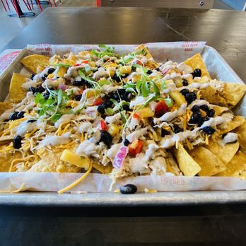 Loaded Elevated Nachos - Jamaican Jerk Nachos - New American Near Me - St. Charles, Missouri Loaded Elevated Nachos - Jamaican Jerk Nachos - New American Near Me - St. Charles, Missouri