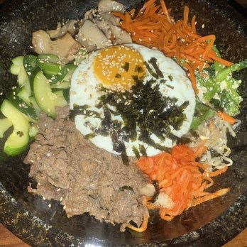 Q Bistro - Bibimbap in Hot Stone - Korean Near Me - Las Vegas, Nevada
