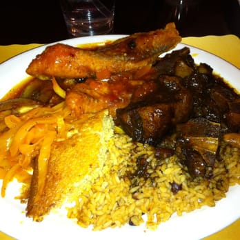 Morgan's Island Grill - Tilapia and ox tail combo - Caribbean Near Me - Hightstown, New Jersey Morgan's Island Grill - Tilapia and ox tail combo - Caribbean Near Me - Hightstown, New Jersey