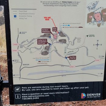 Red Rocks Amphitheatre - Red Rocks map - Music Venues Near Me - Morrison, Colorado
