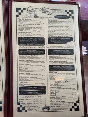 Menu photo 6 Eddie's Famous Cafe Los Banos, CA