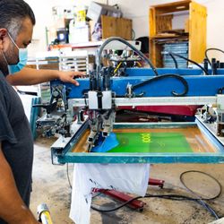 C & A Embroidery - S Decatur Blvd - Printing Press