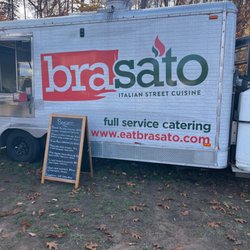 Food truck at hops on the hill