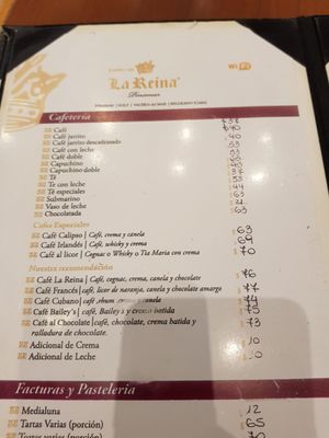 Menu photo 1 La Reina Pinamar, C