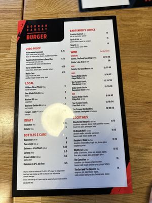 Menu photo 3 Gordon Ramsay Burger - Vancouver Coquitlam, BC Menu photo 3 Gordon Ramsay Burger - Vancouver Coquitlam, BC