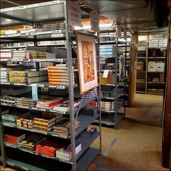 Bud Plant's Art Books - Not pretty--it's a warehouse, but we have thousands of books.