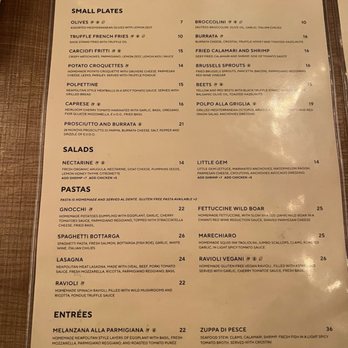 Doppio Zero Mountain View - menu - Pizza Near Me - Mountain View, California