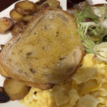 Rosemary's Farm To Fork Cafe - Breakfast platter w potatoes, eggs, and toast & a cute mini jar of strawberry jam - Cafes Near Me - Dixon, California Rosemary's Farm To Fork Cafe - Breakfast platter w potatoes, eggs, and toast & a cute mini jar of strawberry jam - Cafes Near Me - Dixon, California