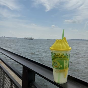 Liberty Island - Souvenir cup fresh squeezed lemonade - Landmarks & Historical Buildings Near Me - New York, New York Liberty Island - Souvenir cup fresh squeezed lemonade - Landmarks & Historical Buildings Near Me - New York, New York