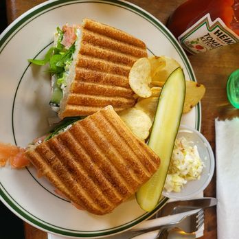 sam a.m - Salmon and cucumber - Cafes Near Me - Jersey City, New Jersey