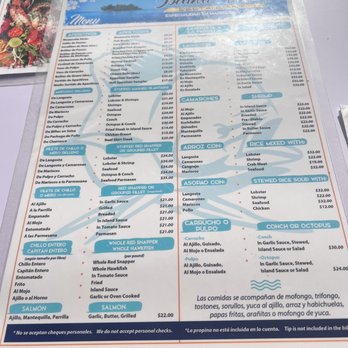 Island View Restaurant - Menu 1 - Spanish Near Me - Cabo Rojo, Puerto Rico Island View Restaurant - Menu 1 - Spanish Near Me - Cabo Rojo, Puerto Rico