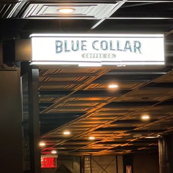 Blue Collar Coffee - Sign - Coffee & Tea Near Me - Indianapolis, Indiana Blue Collar Coffee - Sign - Coffee & Tea Near Me - Indianapolis, Indiana