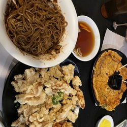 Buk Kyung - Jajangmyun Tangsuyook Kimchi Pancake