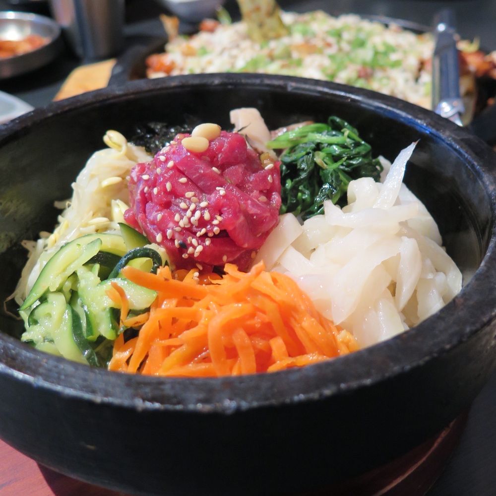 ARISU Authentic Korean BBQ - Beef tartare rice bowl - Korean Near Me - Burnaby, British Columbia ARISU Authentic Korean BBQ - Beef tartare rice bowl - Korean Near Me - Burnaby, British Columbia