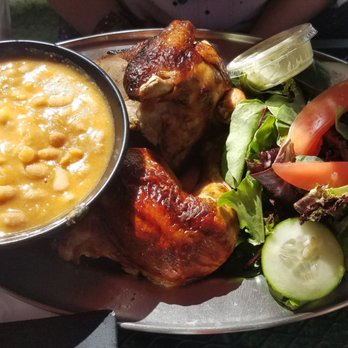 Micas - 1\2 Chicken with 2 sides, Peruvian beans and salad - Peruvian Near Me - Rancho Cucamonga, California