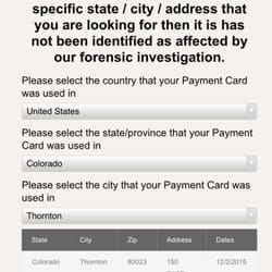Wendy's - If you went to this wendy's your credit card data is not secure. Wendy's was hacked with malware. Image from wendy's