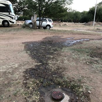 Golden Eagle Ranch Campground - Septic overflowing at the parking spot next to us - Museums Near Me - Colorado Springs, Colorado