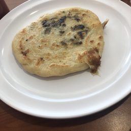Spinach and cheese pupusa! Spinach and cheese pupusa!