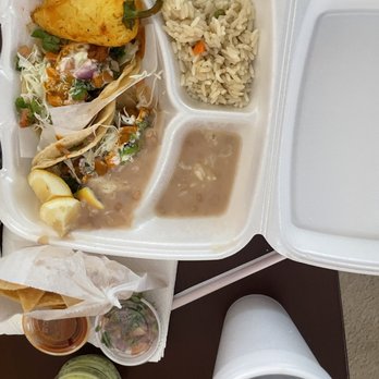 Fish Taco Express - Where's the beans part 2 - Tacos Near Me - Perris, California