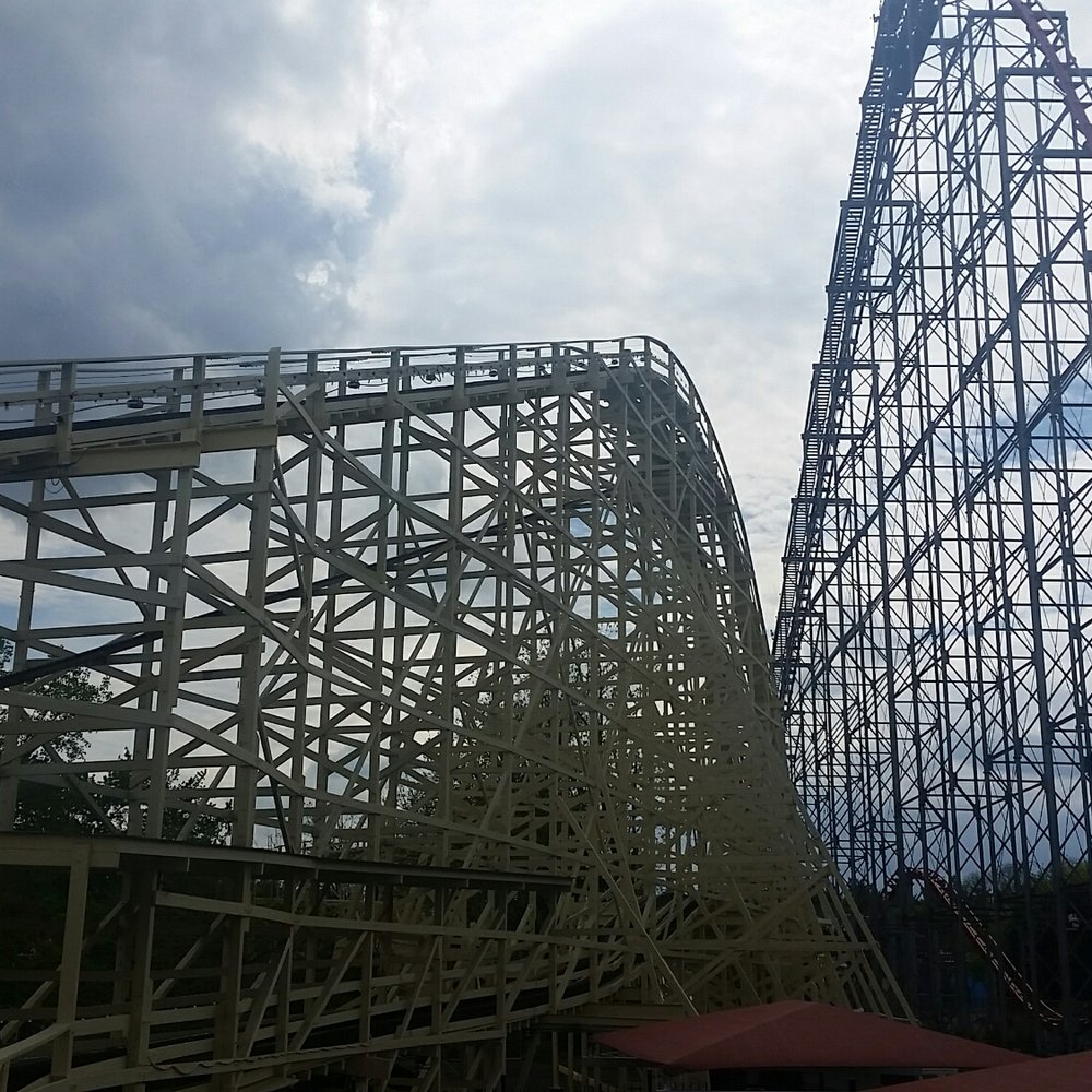 Thunderhawk - Lift for Thunderhawk is 80ft, dwarfed by Steel Force's - Amusement Parks Near Me - Allentown, Pennsylvania