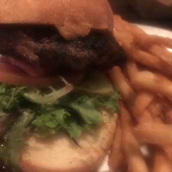 House of ‘Que - Don't mind the greasy photo - HOQ Burger and a generous side of fries - Barbeque Near Me - Hoboken, New Jersey