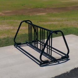 Bagdad Mill Site Park - A couple of bike racks.