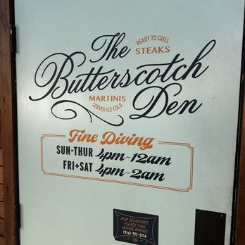 The Butterscotch Den - Steakhouses Near Me - Sacramento, California The Butterscotch Den - Steakhouses Near Me - Sacramento, California