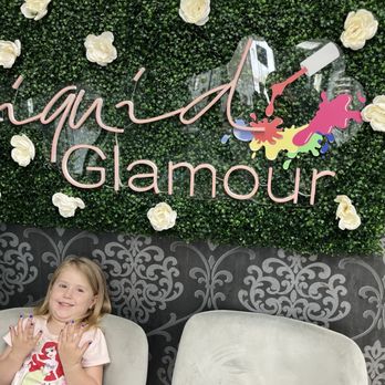 Liquid Glamour Nail Salon - 3 year old toddler showing off her first visit to the nail salon. - Nail Salons Near Me - Miami, Florida Liquid Glamour Nail Salon - 3 year old toddler showing off her first visit to the nail salon. - Nail Salons Near Me - Miami, Florida