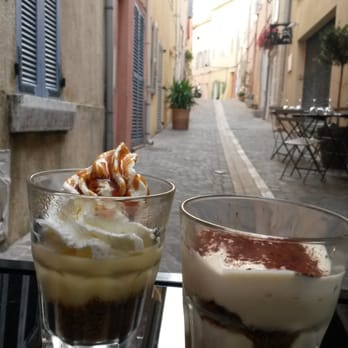 La Girandole - Crème de citron biscuitée vs tiramisu  (6€ les desserts) - Tex-Mex Near Me - Cassis, 13