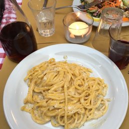 Cacio e pepe. Very good!